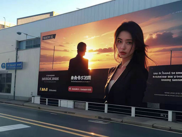 鄭州噴繪廣告墻批量制作